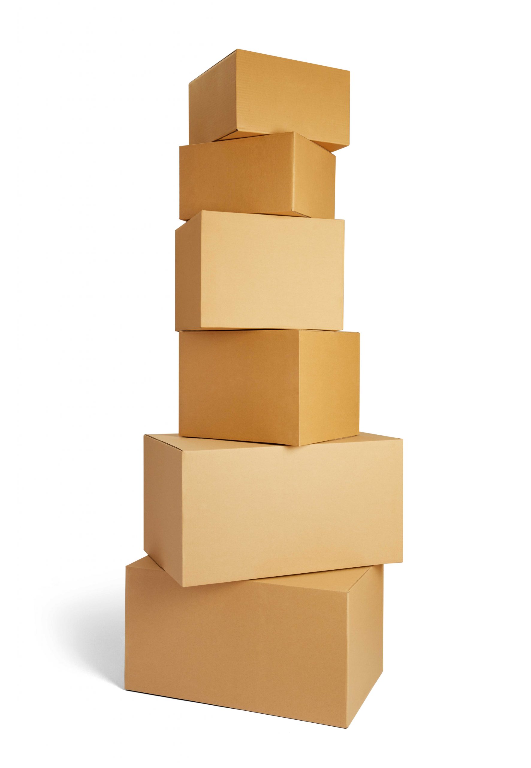 box package delivery cardboard carton packaging isolated shippin
